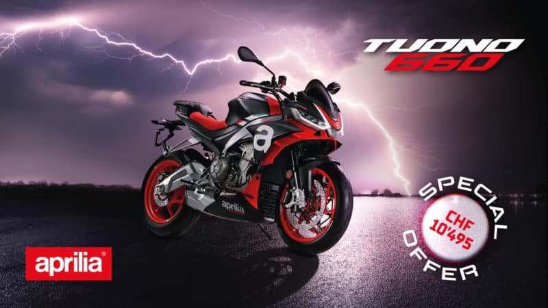 promotion aprilia tuono 660